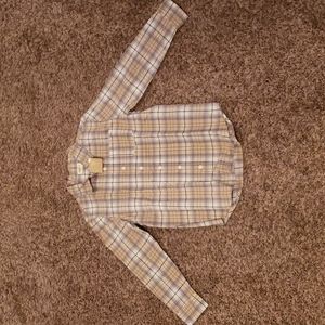 NWT Plaid Button Down